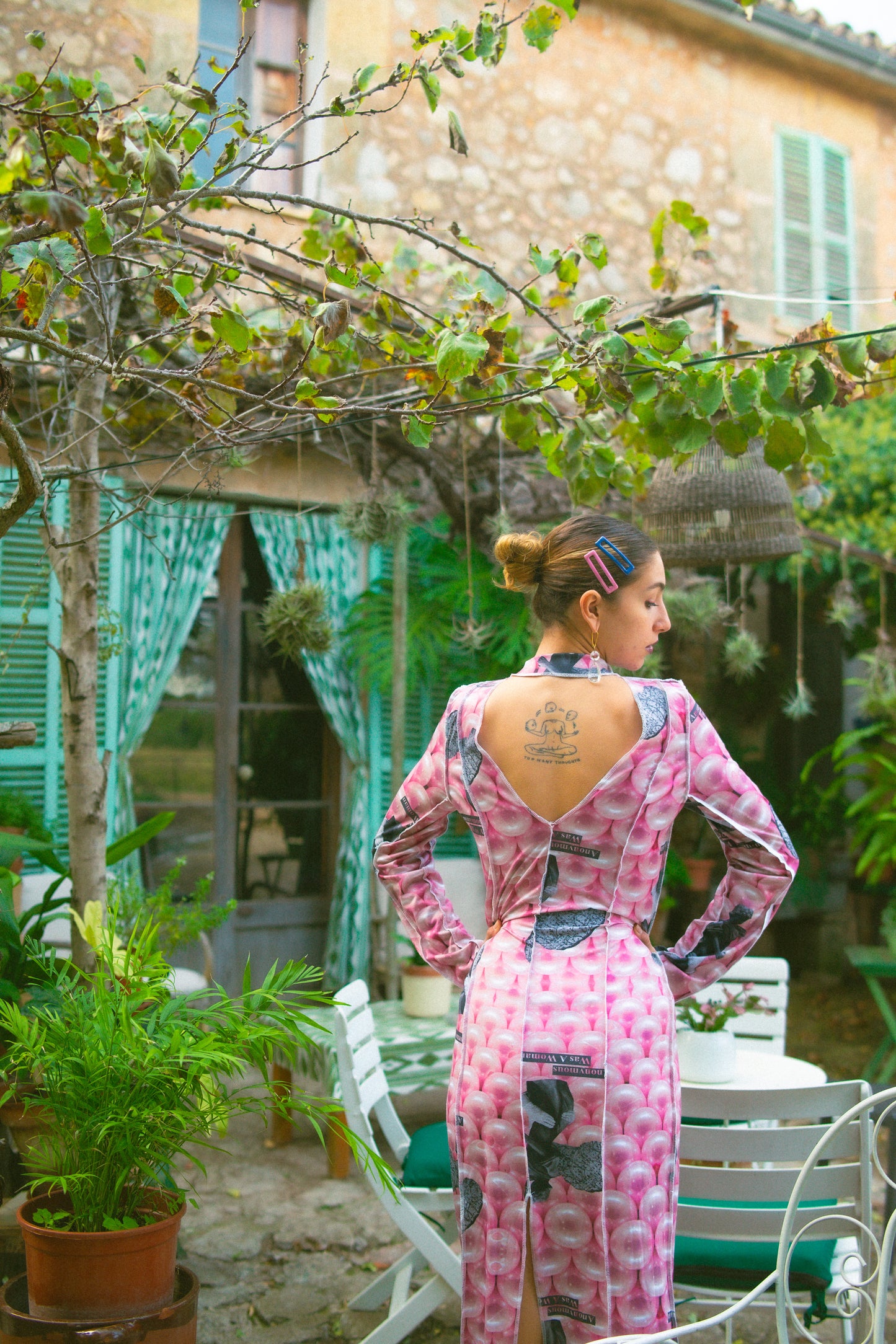 VESTIDO LARGO ANONYMOUS PINK